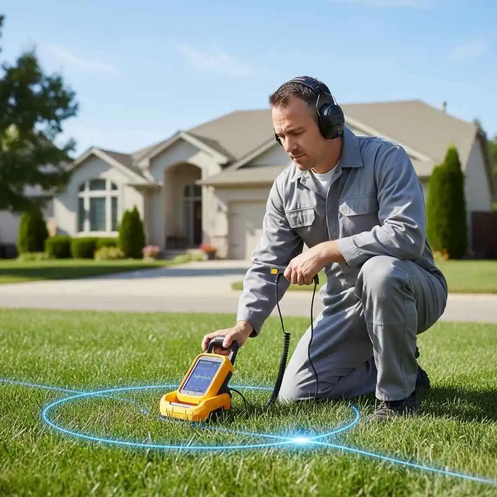 Detecting Underground Water Line Leaks Without Digging