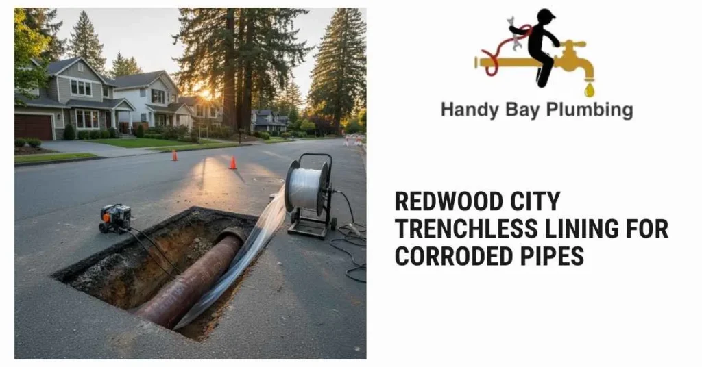 Redwood City Trenchless Lining for Corroded Pipes