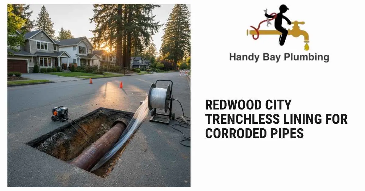 Redwood City Trenchless Lining for Corroded Pipes