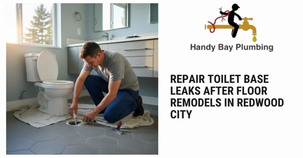 Repair Toilet Base Leaks After Floor Remodels in Redwood City