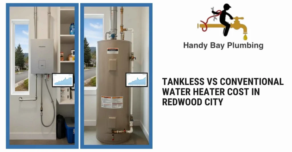Tankless Vs Conventional Water Heater Cost in Redwood City
