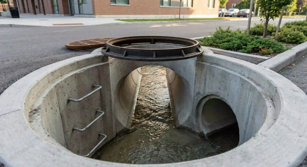 clean, functioning drainage system